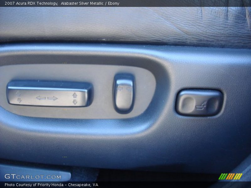 Alabaster Silver Metallic / Ebony 2007 Acura RDX Technology