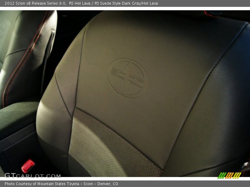 RS Hot Lava / RS Suede Style Dark Gray/Hot Lava 2012 Scion xB Release Series 9.0