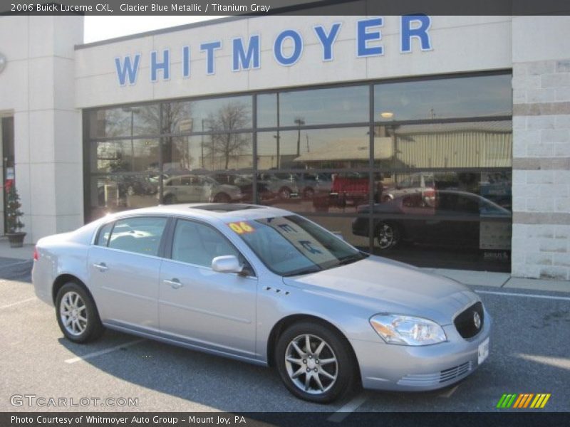 Glacier Blue Metallic / Titanium Gray 2006 Buick Lucerne CXL