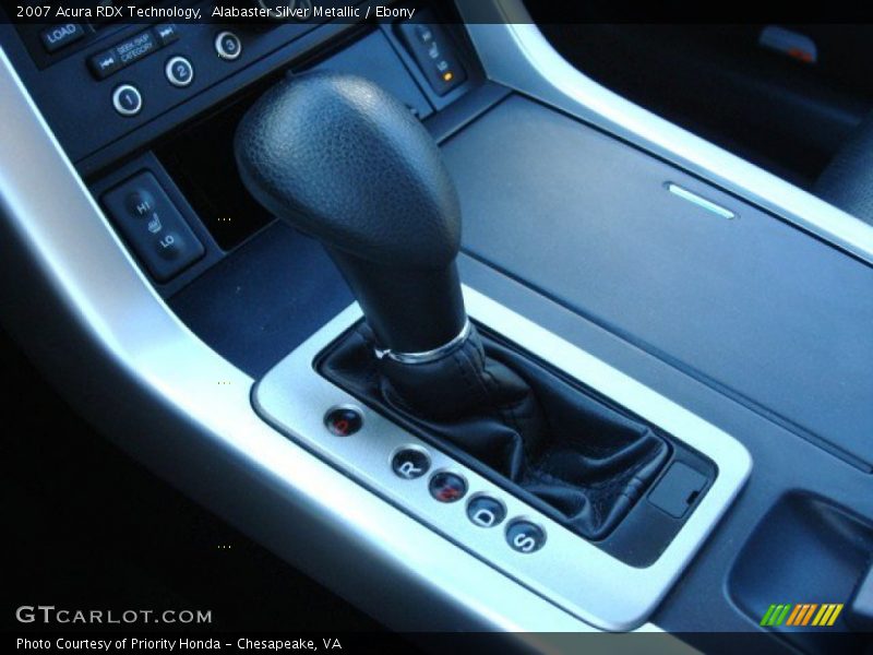 Alabaster Silver Metallic / Ebony 2007 Acura RDX Technology