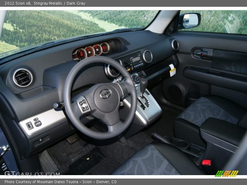 Stingray Metallic / Dark Gray 2012 Scion xB