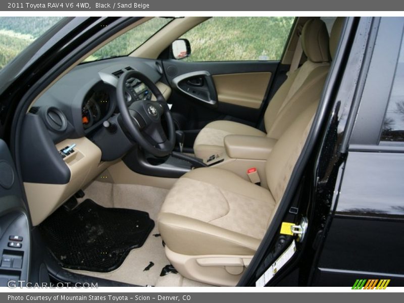 Black / Sand Beige 2011 Toyota RAV4 V6 4WD