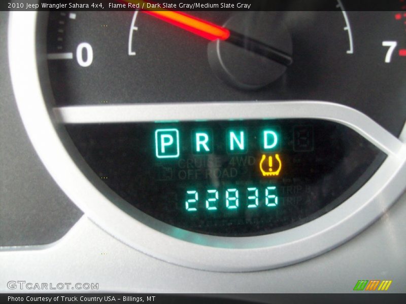 Flame Red / Dark Slate Gray/Medium Slate Gray 2010 Jeep Wrangler Sahara 4x4