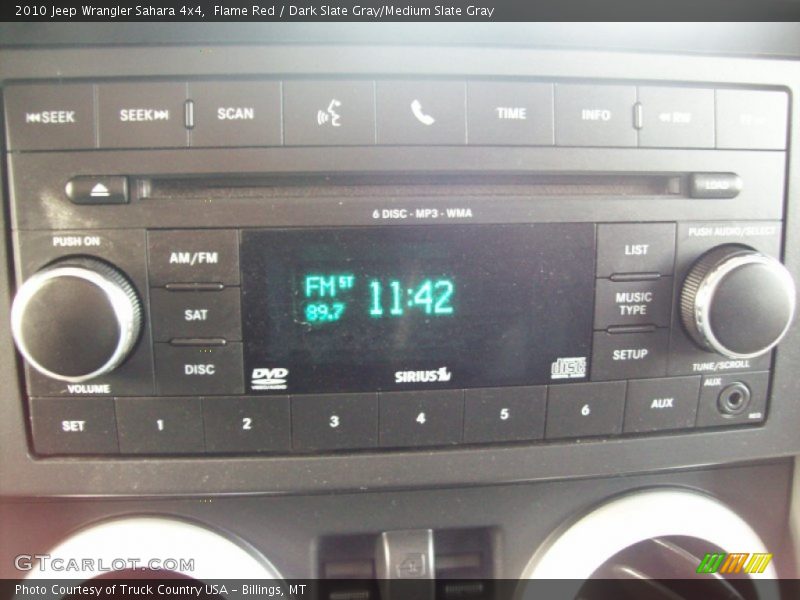 Flame Red / Dark Slate Gray/Medium Slate Gray 2010 Jeep Wrangler Sahara 4x4