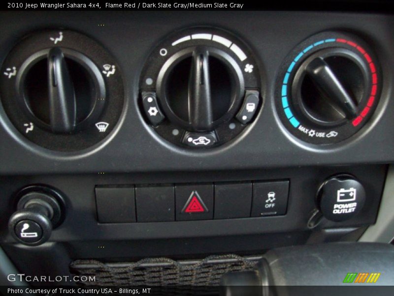 Flame Red / Dark Slate Gray/Medium Slate Gray 2010 Jeep Wrangler Sahara 4x4