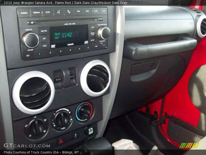 Flame Red / Dark Slate Gray/Medium Slate Gray 2010 Jeep Wrangler Sahara 4x4