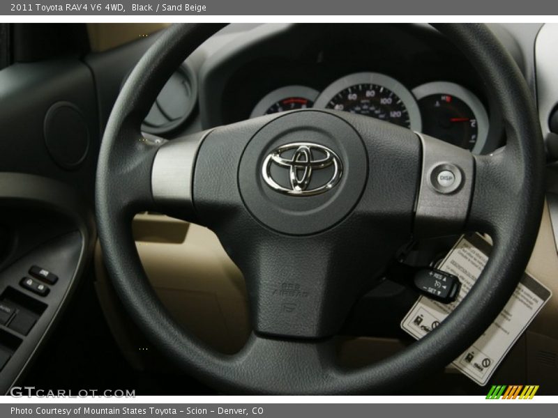 Black / Sand Beige 2011 Toyota RAV4 V6 4WD