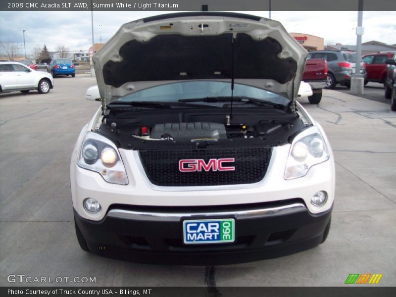 Summit White / Light Titanium 2008 GMC Acadia SLT AWD