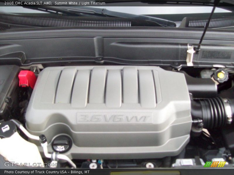 Summit White / Light Titanium 2008 GMC Acadia SLT AWD