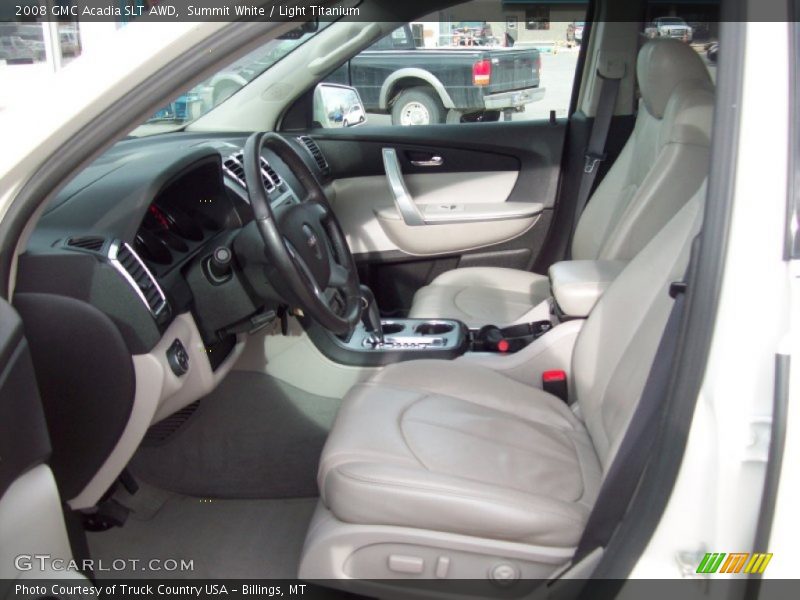 Summit White / Light Titanium 2008 GMC Acadia SLT AWD