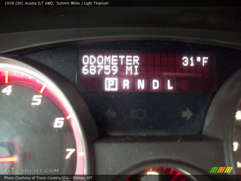 Summit White / Light Titanium 2008 GMC Acadia SLT AWD