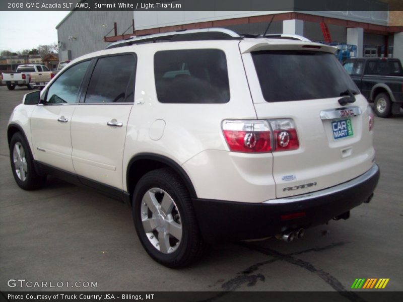 Summit White / Light Titanium 2008 GMC Acadia SLT AWD