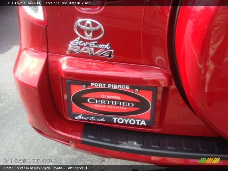 Barcelona Red Metallic / Ash 2011 Toyota RAV4 I4
