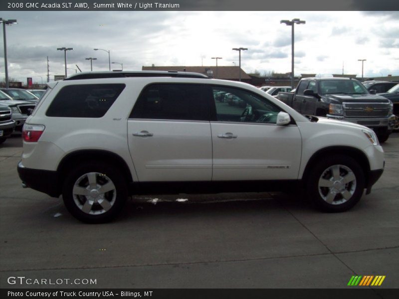Summit White / Light Titanium 2008 GMC Acadia SLT AWD