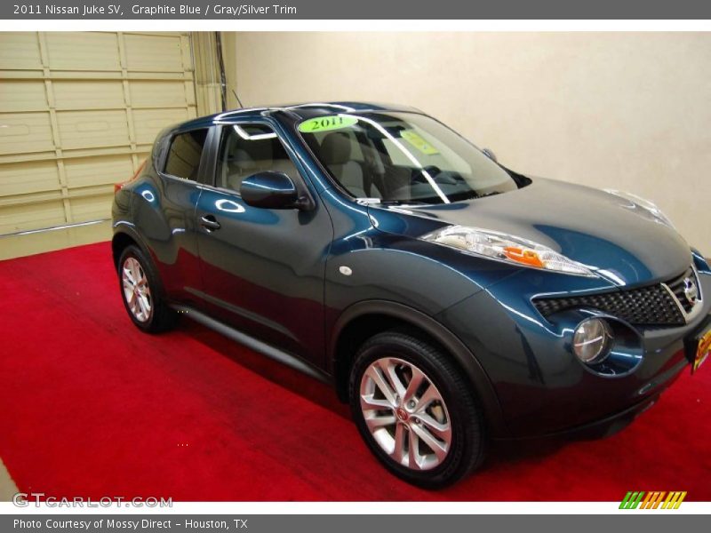 Graphite Blue / Gray/Silver Trim 2011 Nissan Juke SV