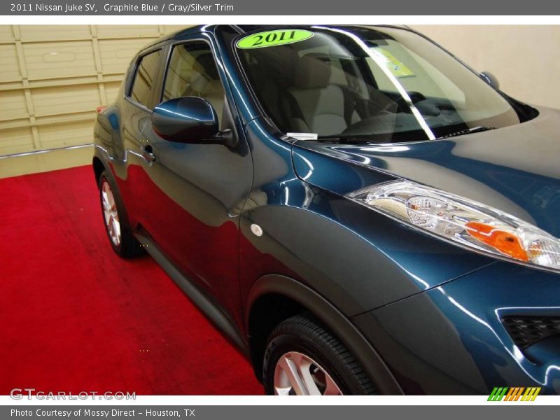 Graphite Blue / Gray/Silver Trim 2011 Nissan Juke SV