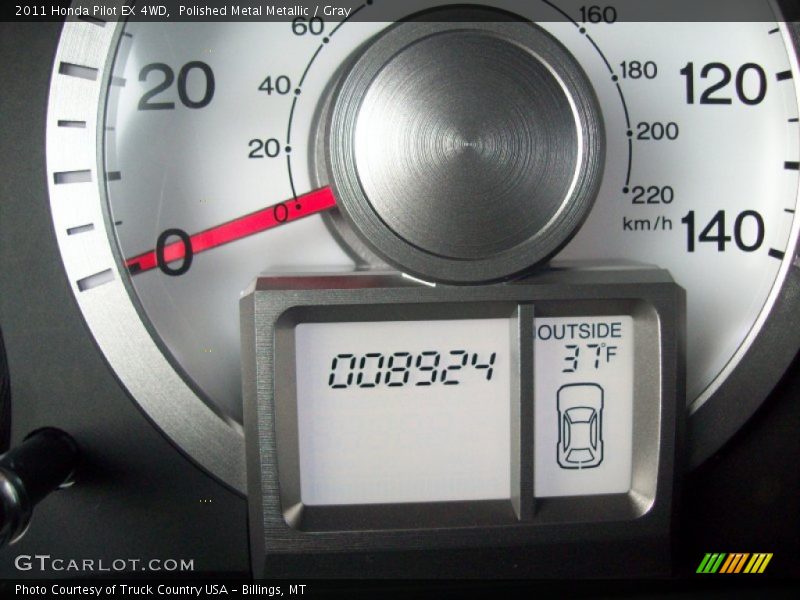 Polished Metal Metallic / Gray 2011 Honda Pilot EX 4WD