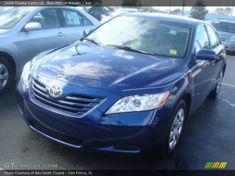 Blue Ribbon Metallic / Ash 2009 Toyota Camry LE