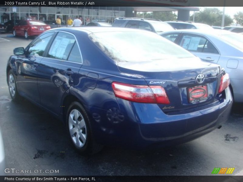 Blue Ribbon Metallic / Ash 2009 Toyota Camry LE