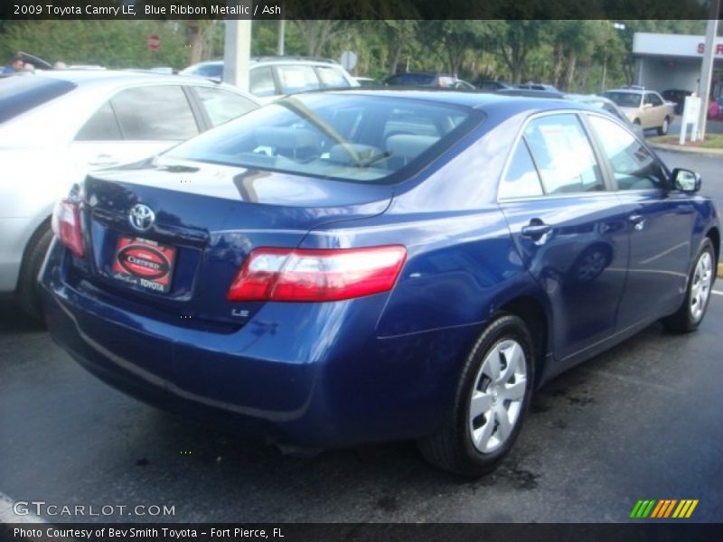 Blue Ribbon Metallic / Ash 2009 Toyota Camry LE