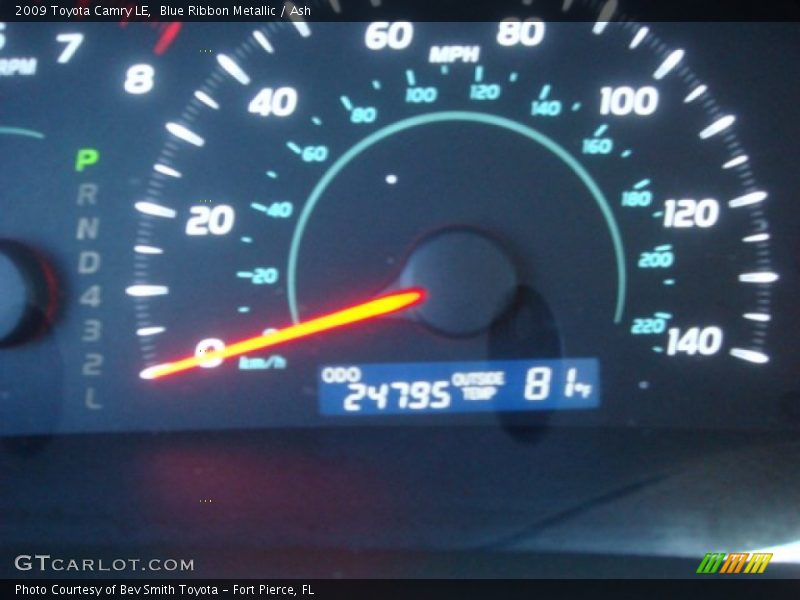 Blue Ribbon Metallic / Ash 2009 Toyota Camry LE