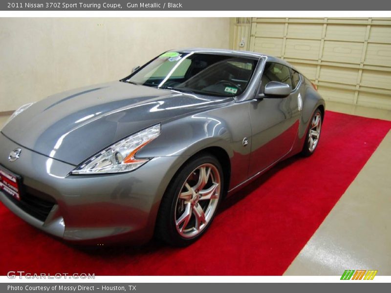 Gun Metallic / Black 2011 Nissan 370Z Sport Touring Coupe