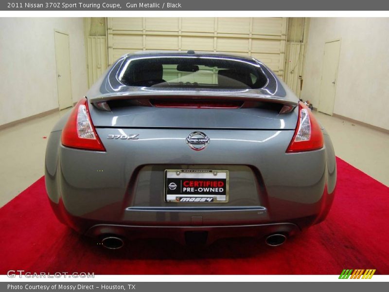 Gun Metallic / Black 2011 Nissan 370Z Sport Touring Coupe