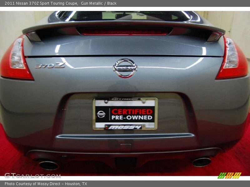 Gun Metallic / Black 2011 Nissan 370Z Sport Touring Coupe