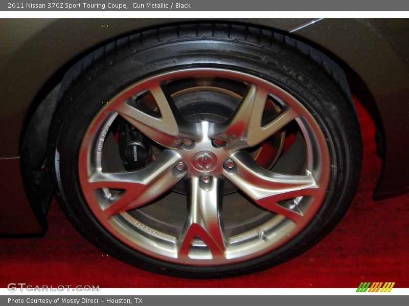 Gun Metallic / Black 2011 Nissan 370Z Sport Touring Coupe
