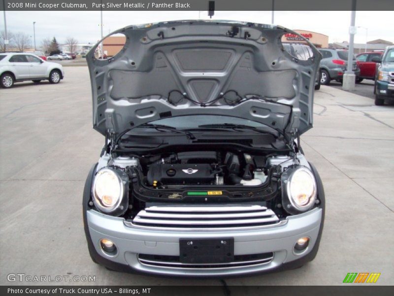 Pure Silver Metallic / Panther Black 2008 Mini Cooper Clubman