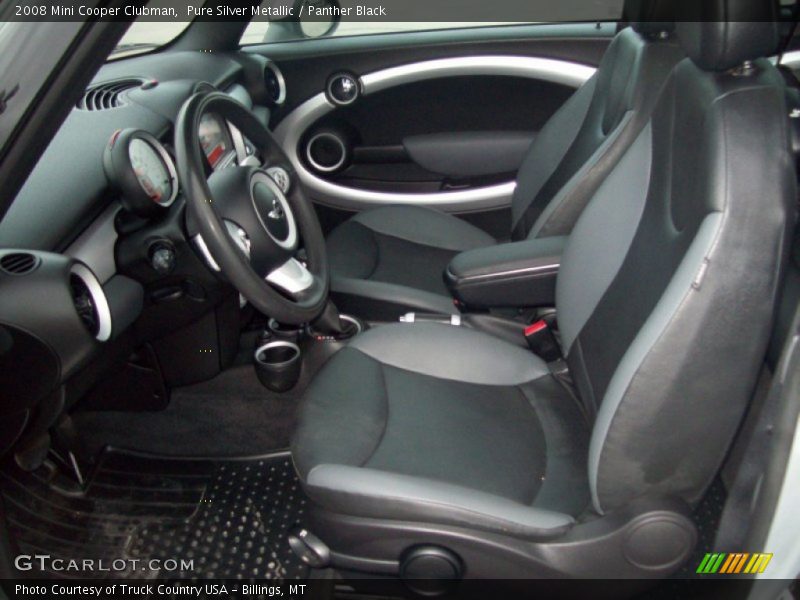 Pure Silver Metallic / Panther Black 2008 Mini Cooper Clubman