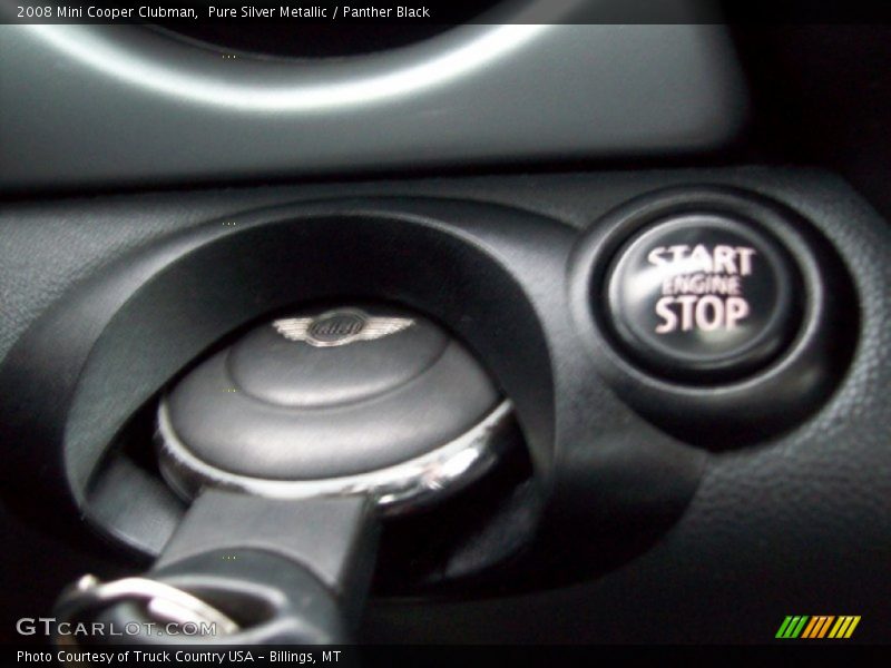 Pure Silver Metallic / Panther Black 2008 Mini Cooper Clubman