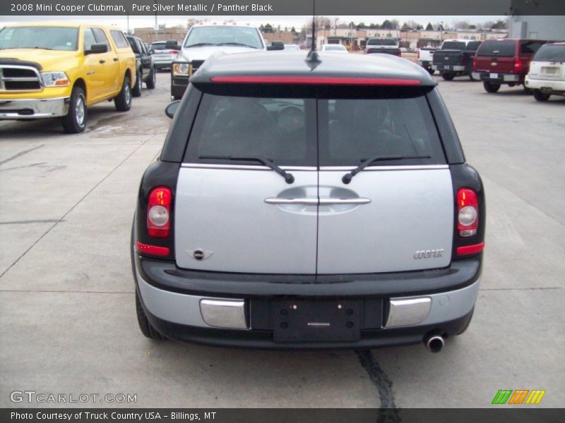 Pure Silver Metallic / Panther Black 2008 Mini Cooper Clubman