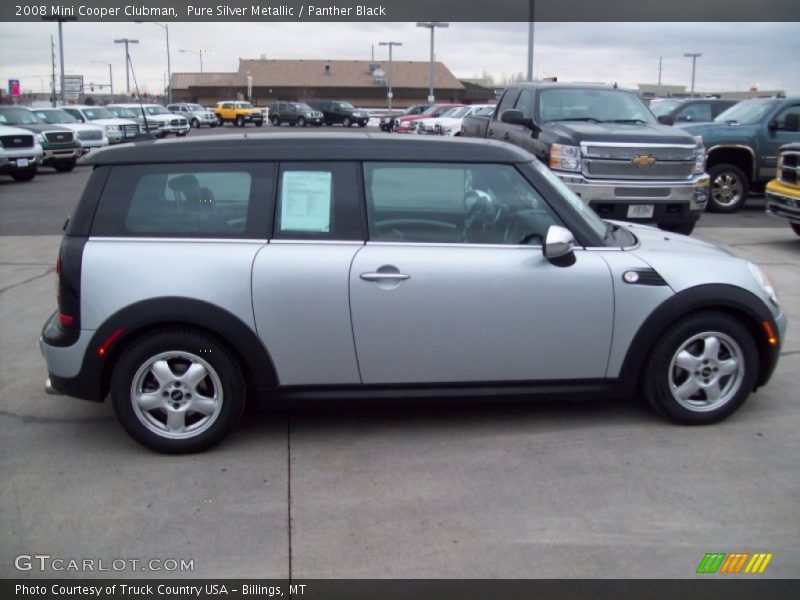 Pure Silver Metallic / Panther Black 2008 Mini Cooper Clubman