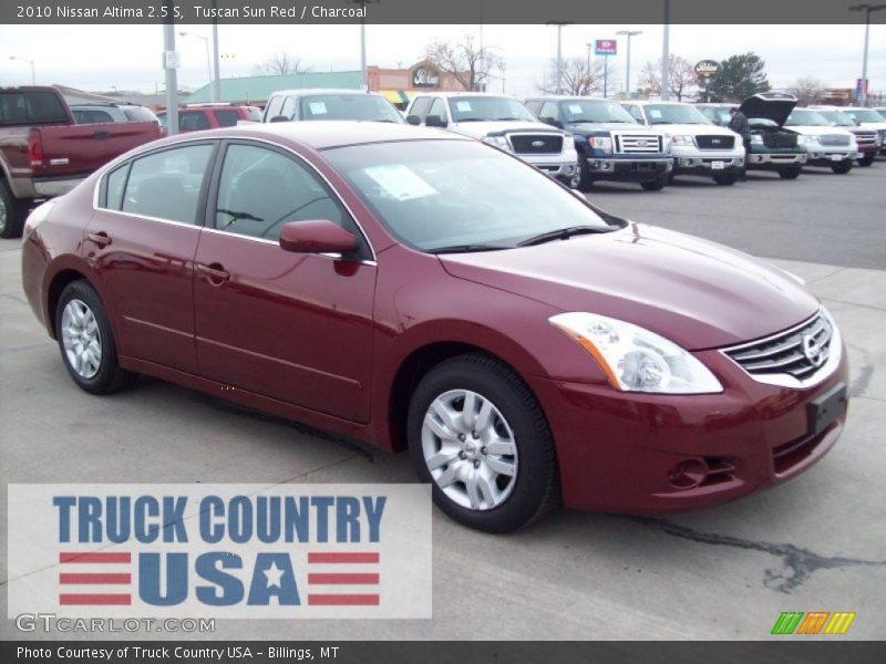 Tuscan Sun Red / Charcoal 2010 Nissan Altima 2.5 S