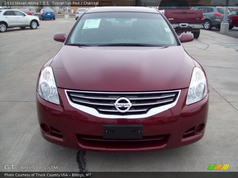 Tuscan Sun Red / Charcoal 2010 Nissan Altima 2.5 S