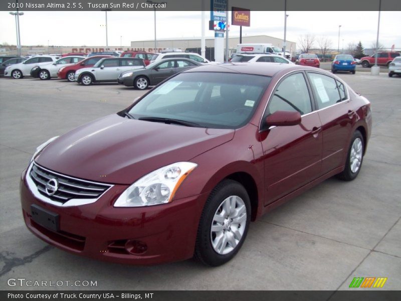 Tuscan Sun Red / Charcoal 2010 Nissan Altima 2.5 S