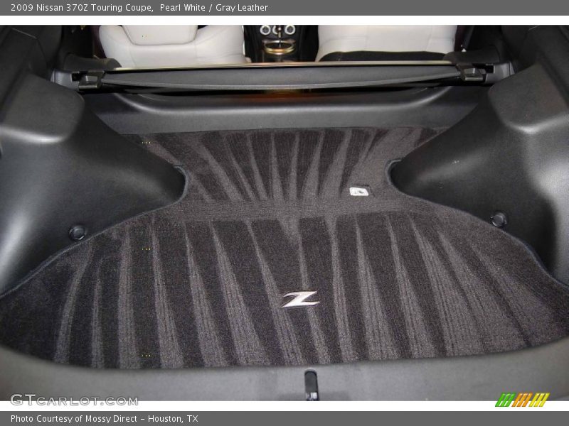 Pearl White / Gray Leather 2009 Nissan 370Z Touring Coupe