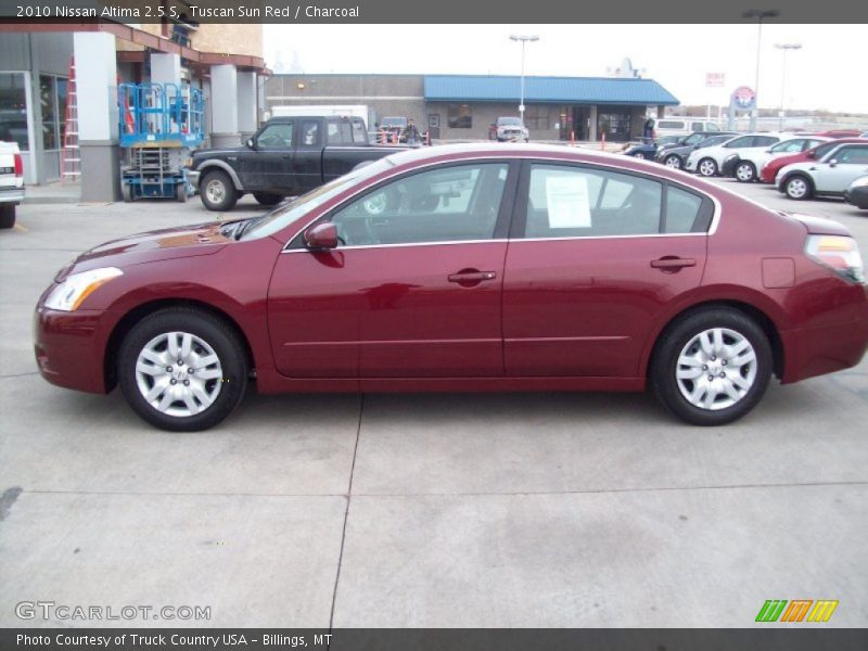 Tuscan Sun Red / Charcoal 2010 Nissan Altima 2.5 S