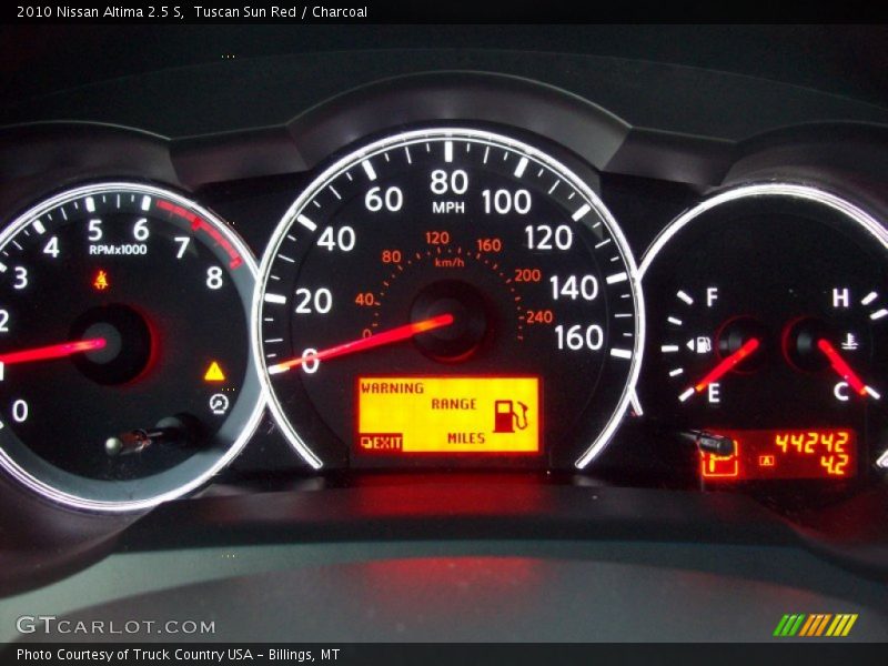 Tuscan Sun Red / Charcoal 2010 Nissan Altima 2.5 S
