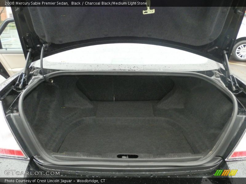 Black / Charcoal Black/Medium Light Stone 2008 Mercury Sable Premier Sedan