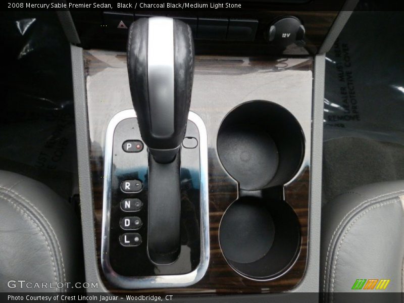 Black / Charcoal Black/Medium Light Stone 2008 Mercury Sable Premier Sedan