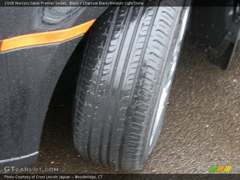 Black / Charcoal Black/Medium Light Stone 2008 Mercury Sable Premier Sedan
