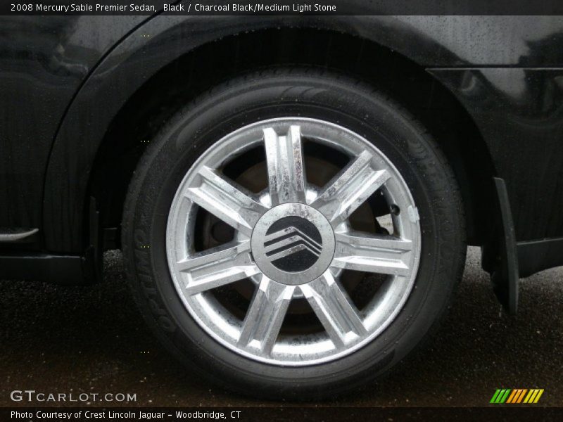 Black / Charcoal Black/Medium Light Stone 2008 Mercury Sable Premier Sedan