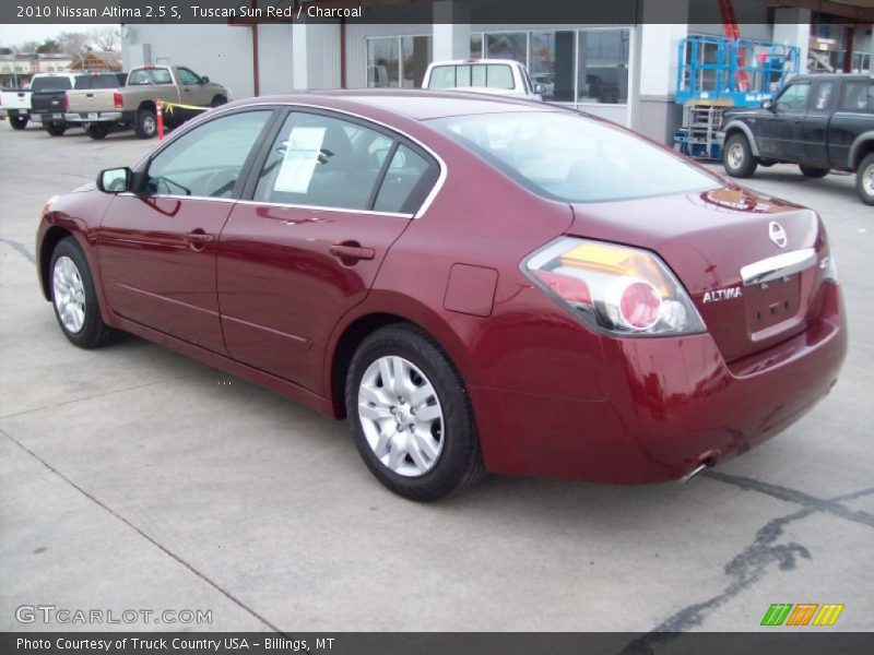 Tuscan Sun Red / Charcoal 2010 Nissan Altima 2.5 S