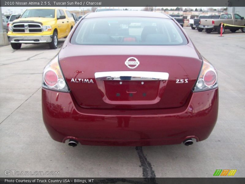 Tuscan Sun Red / Charcoal 2010 Nissan Altima 2.5 S