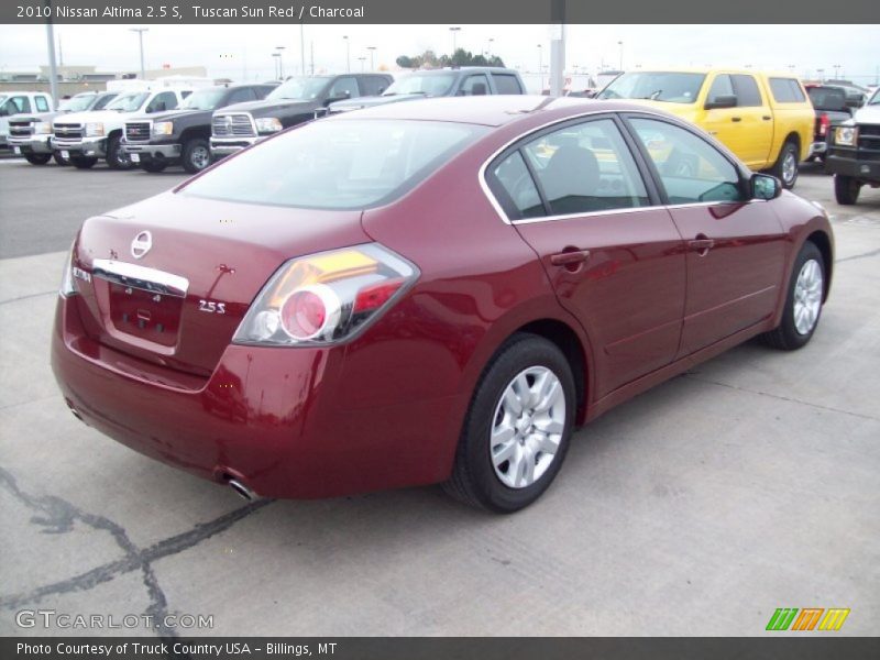 Tuscan Sun Red / Charcoal 2010 Nissan Altima 2.5 S