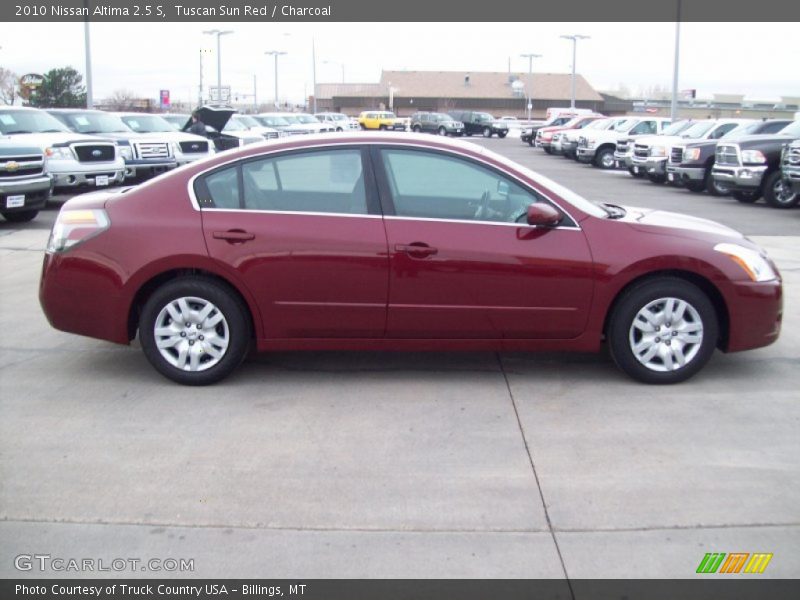 Tuscan Sun Red / Charcoal 2010 Nissan Altima 2.5 S
