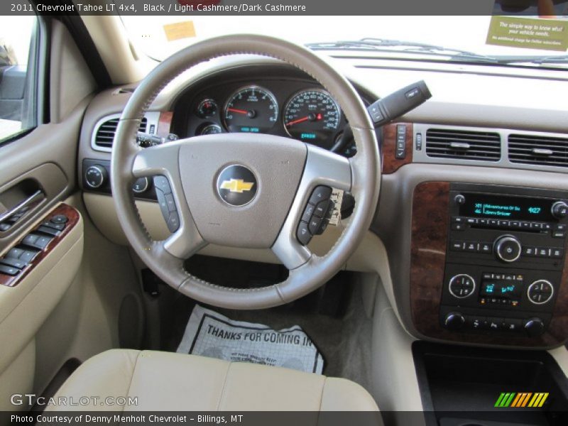 Black / Light Cashmere/Dark Cashmere 2011 Chevrolet Tahoe LT 4x4