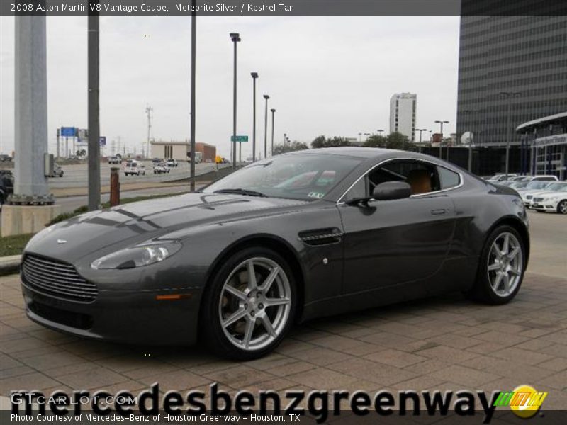 Meteorite Silver / Kestrel Tan 2008 Aston Martin V8 Vantage Coupe